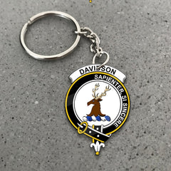 Davidson Crest Keychain