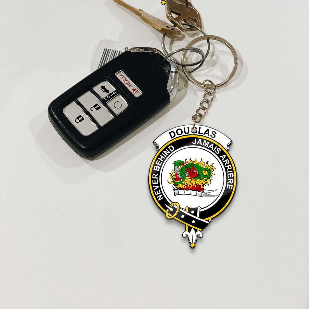 Douglas Crest Keychain