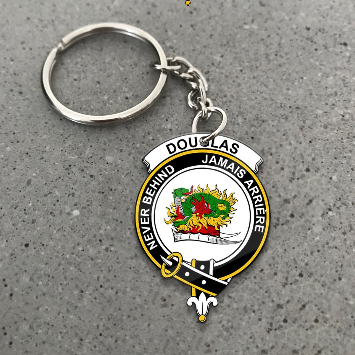 Douglas Crest Keychain