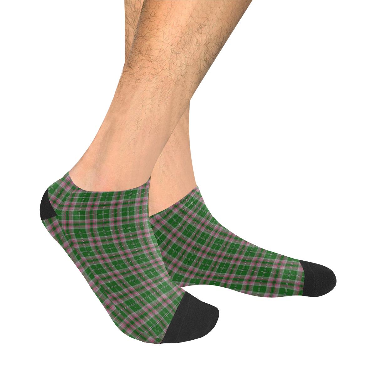 Gray Hunting Tartan Ankle Socks