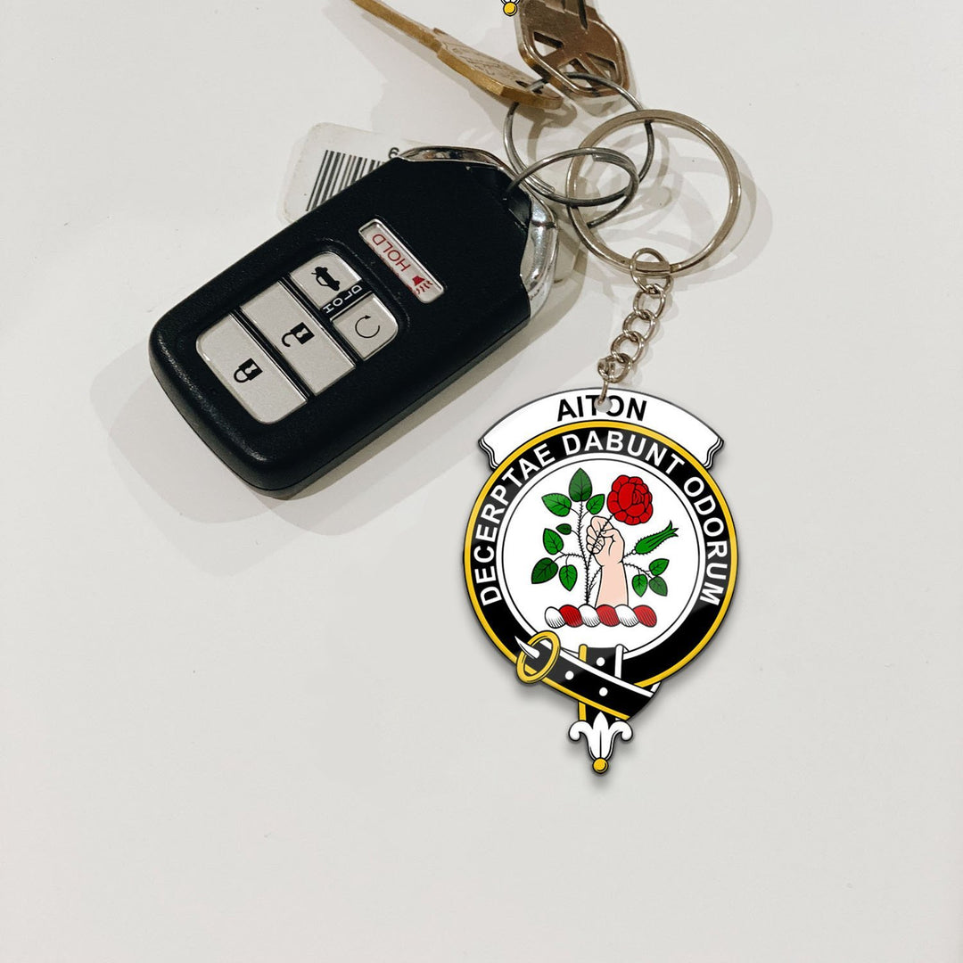 Aiton Crest Keychain