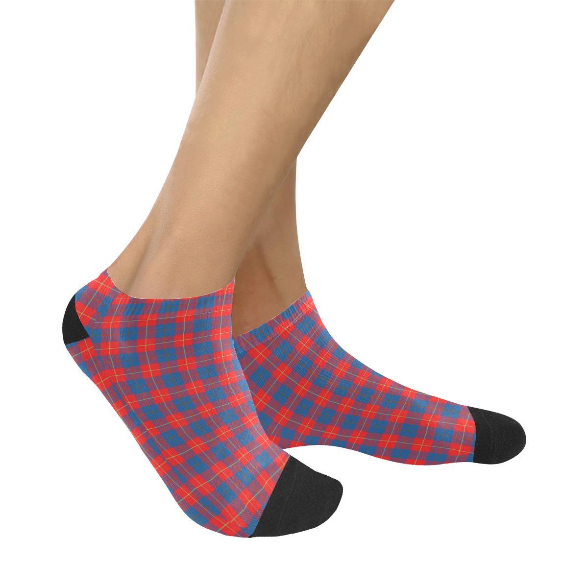 Galloway Red Tartan Ankle Socks