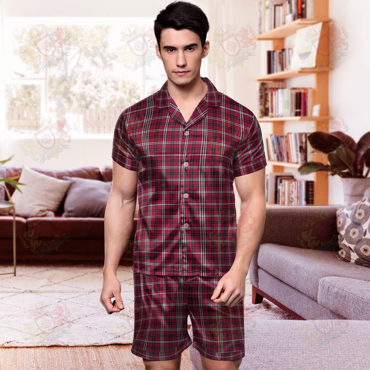 Little Tartan Short Sleeve Pyjama