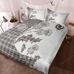 Borthwick Tartan Crest Bedding Set - Thistle Style