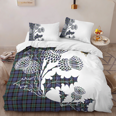 Fletcher Tartan Crest Bedding Set - Thistle Style