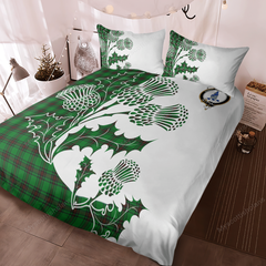 Ged Tartan Crest Bedding Set - Thistle Style