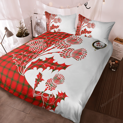 MacDonald (of Sleat) Tartan Crest Bedding Set - Thistle Style