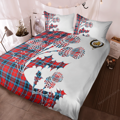 MacTavish Tartan Crest Bedding Set - Thistle Style