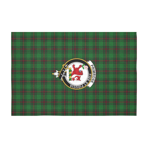 Primrose Tartan Crest Tablecloth