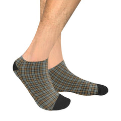 Gordon Weathered Tartan Ankle Socks