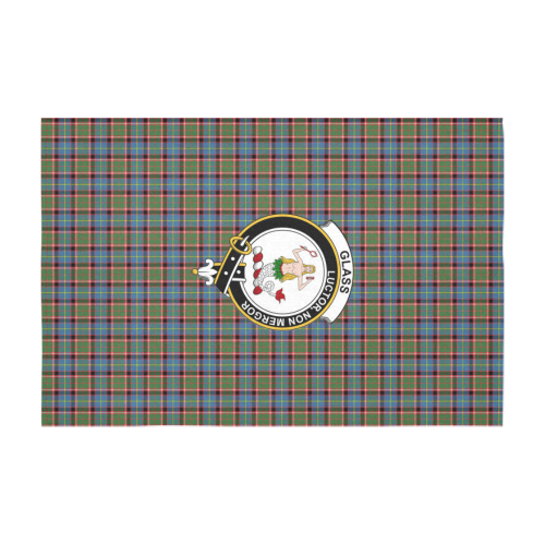 Glass Tartan Crest Tablecloth