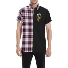 MacPherson Hunting Modern Clan Short Sleeve Shirt - Half Of Me Style