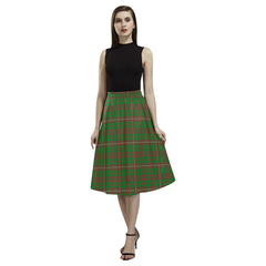 MacKinnon Hunting Modern Tartan Aoede Crepe Skirt