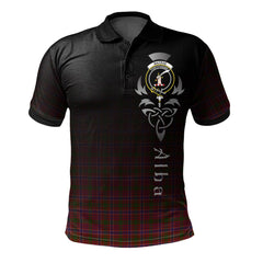 MacRae Red Tartan Polo Shirt - Alba Celtic Style