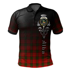 Maxwell Modern Tartan Polo Shirt - Alba Celtic Style