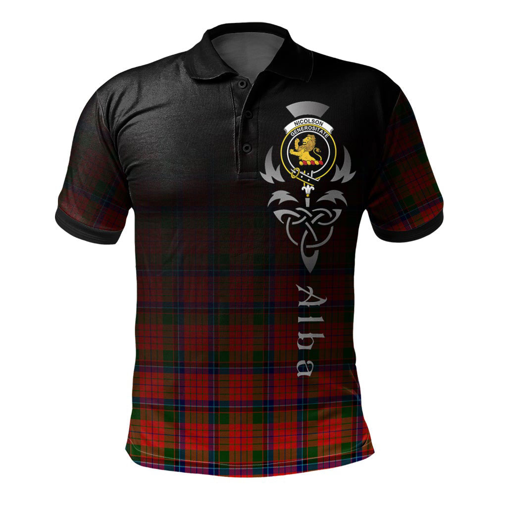 Nicolson Modern Tartan Polo Shirt - Alba Celtic Style