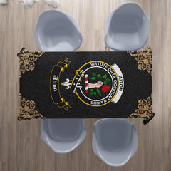 Aiton Crest Tablecloth - Black Style