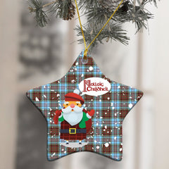 Anderson Ancient Tartan Christmas Ceramic Ornament - Santa Style