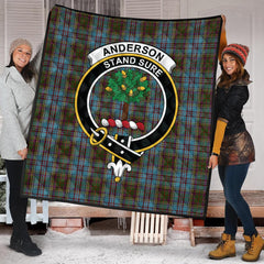 Anderson Tartan Crest Quilt