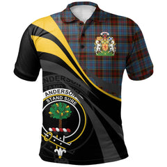 Anderson MacGregor Hastie 01 Tartan Polo Shirt - Royal Coat Of Arms Style