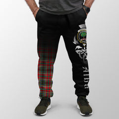 Anderson Of Arbrake Tartan Crest Jogger Sweatpants - Alba Celtic Style