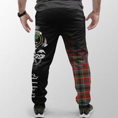 Anderson Of Arbrake Tartan Crest Jogger Sweatpants - Alba Celtic Style