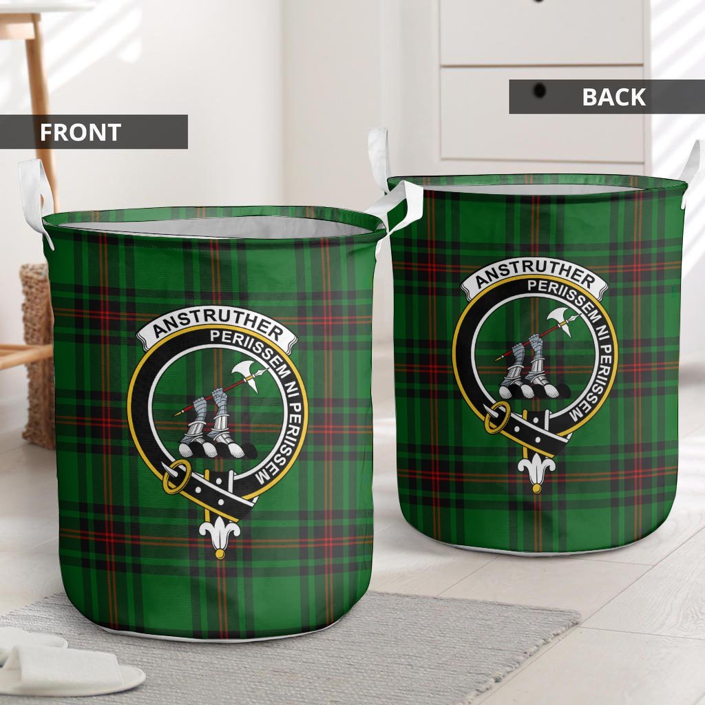 Anstruther Tartan Crest Laundry Basket