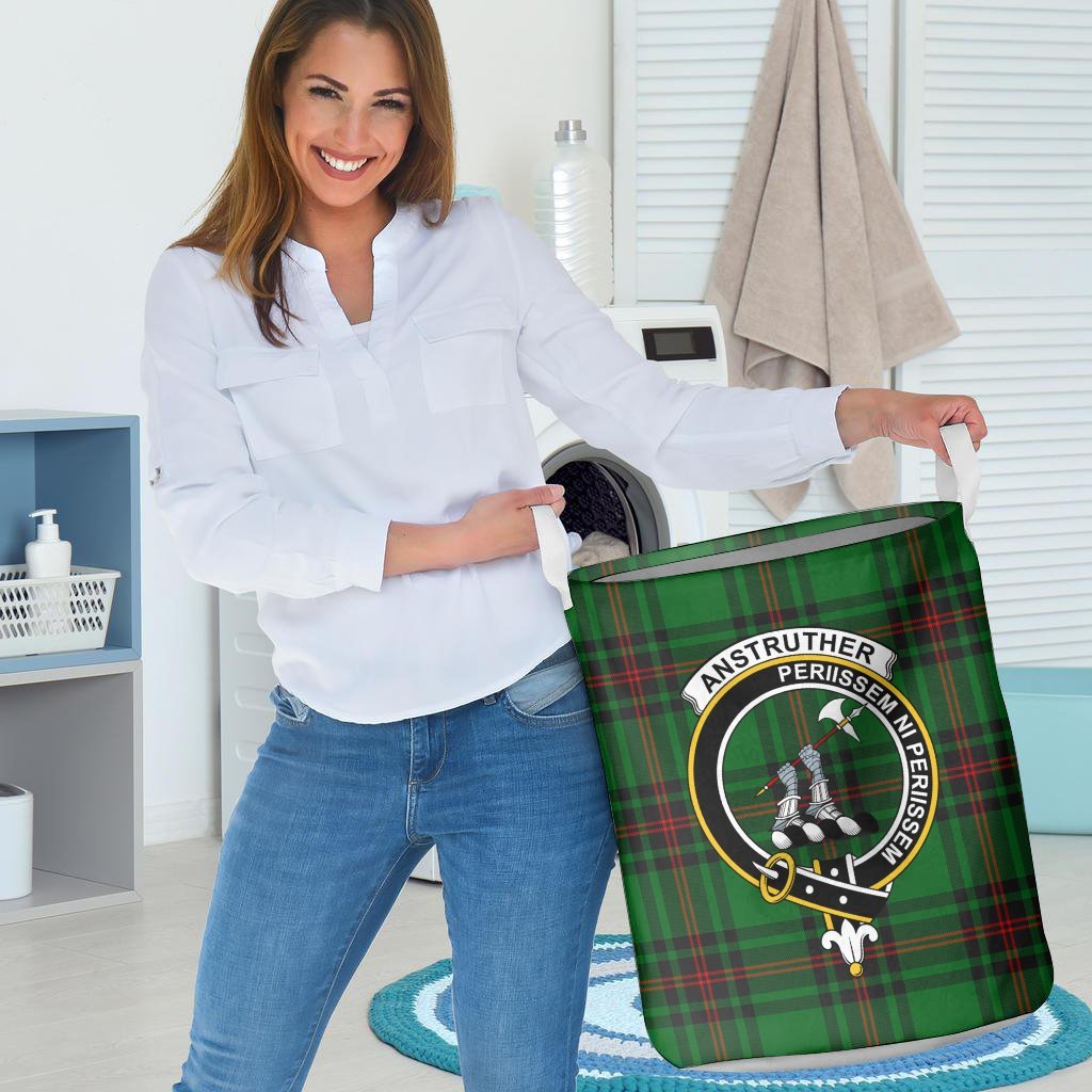 Anstruther Tartan Crest Laundry Basket