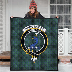 Arbuthnot Tartan Crest Quilt