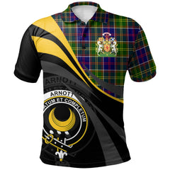Arnott Tartan Polo Shirt - Royal Coat Of Arms Style