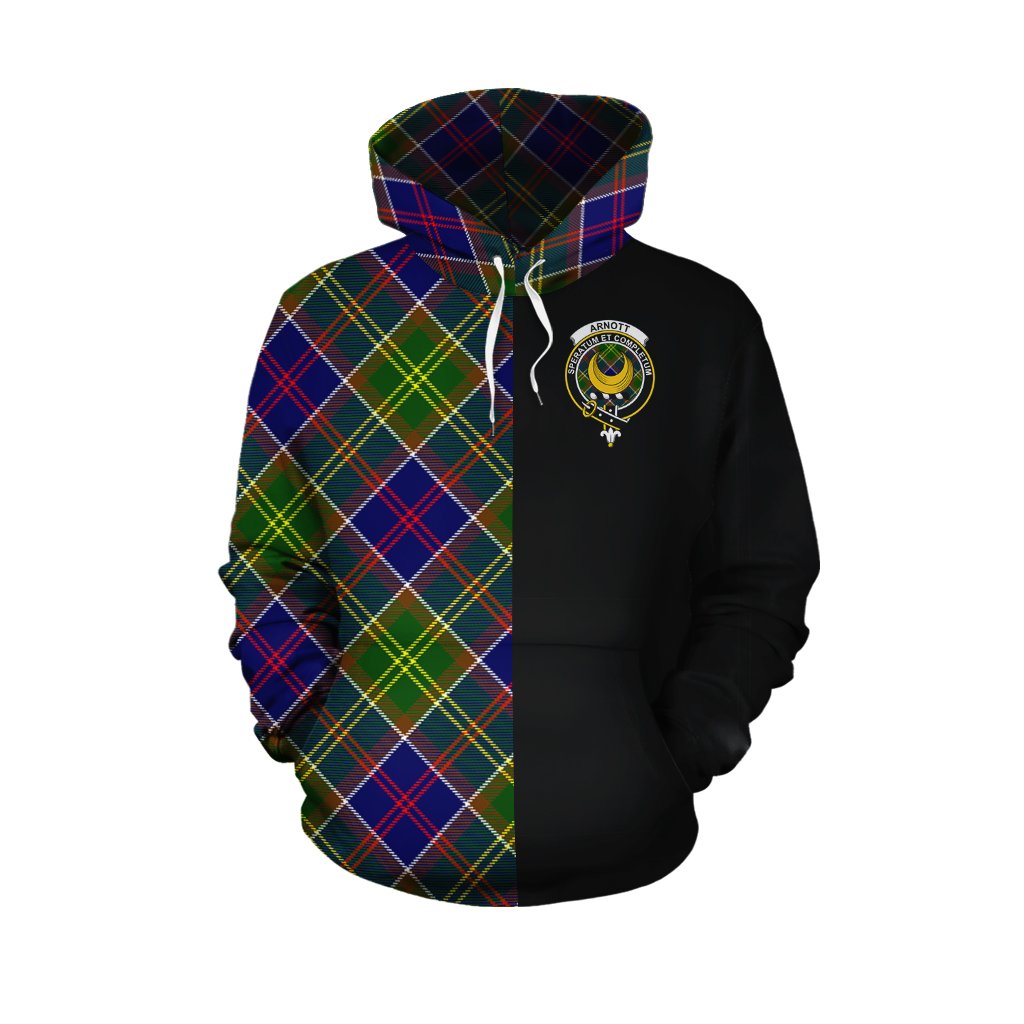 Arnott Tartan Hoodie Half of Me - Cross Style