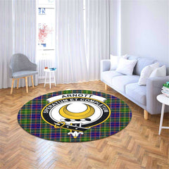 Arnott Tartan Crest Round Rug