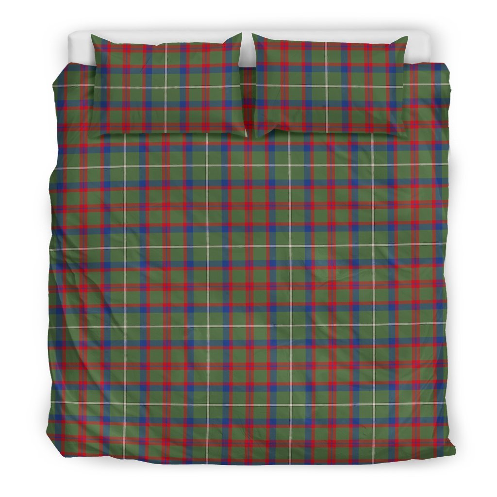 Shaw Green Modern Tartan Bedding Set