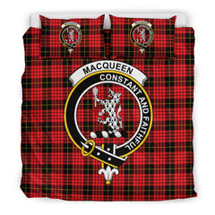 Macqueen Tartan Crest Bedding Set