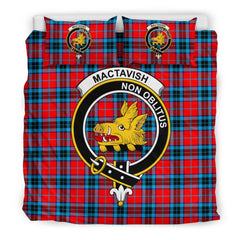 Mactavish Family Tartan Crest Bedding Set