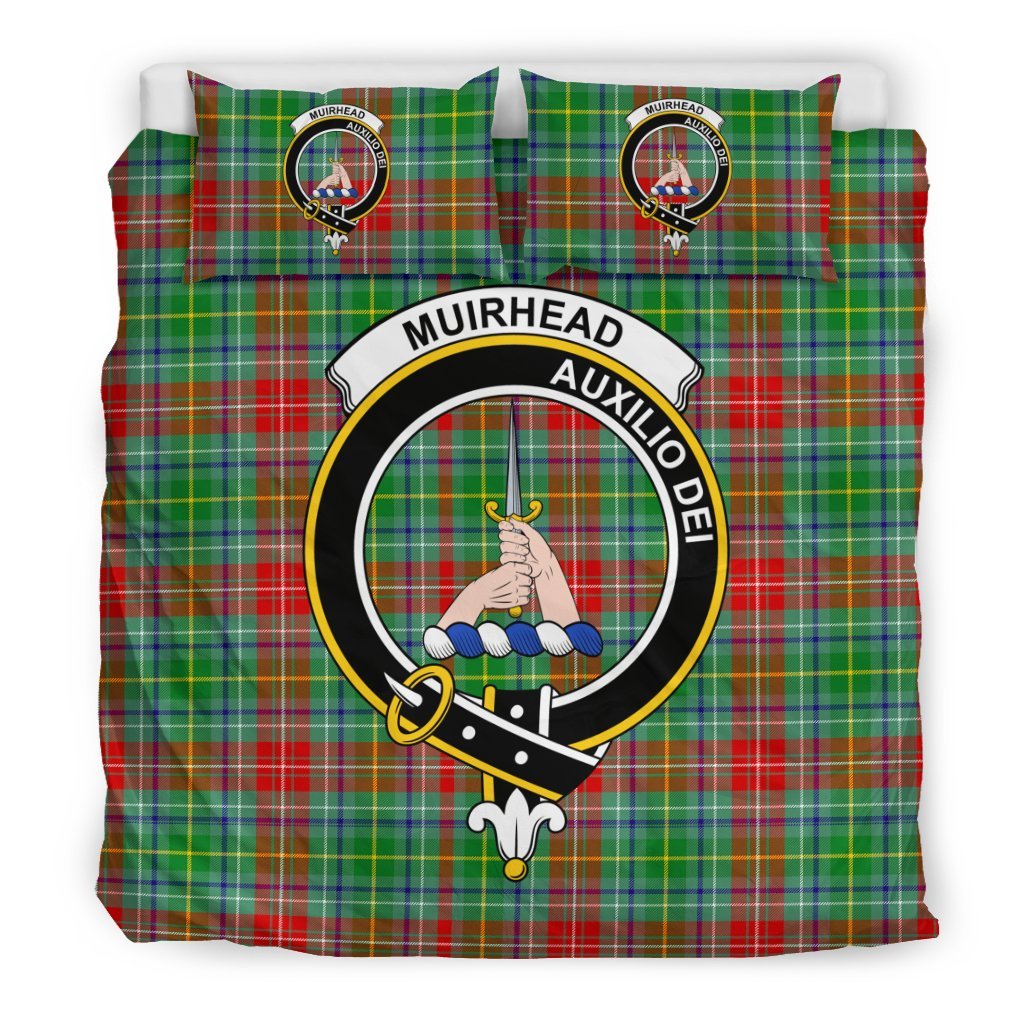 Muirhead Family Tartan Crest Bedding Set