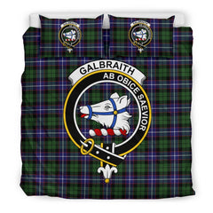 Galbraith Family Tartan Crest Bedding Set