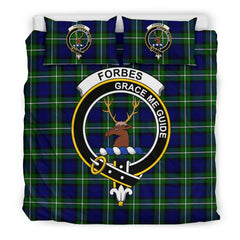 Forbes Tartan Crest Bedding Set