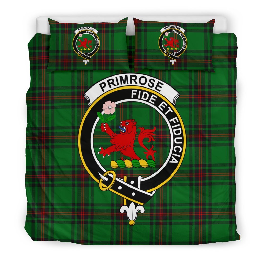 Primrose Family Tartan Crest Bedding Set