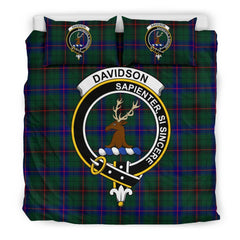 Davidson Family Tartan Crest Bedding Set