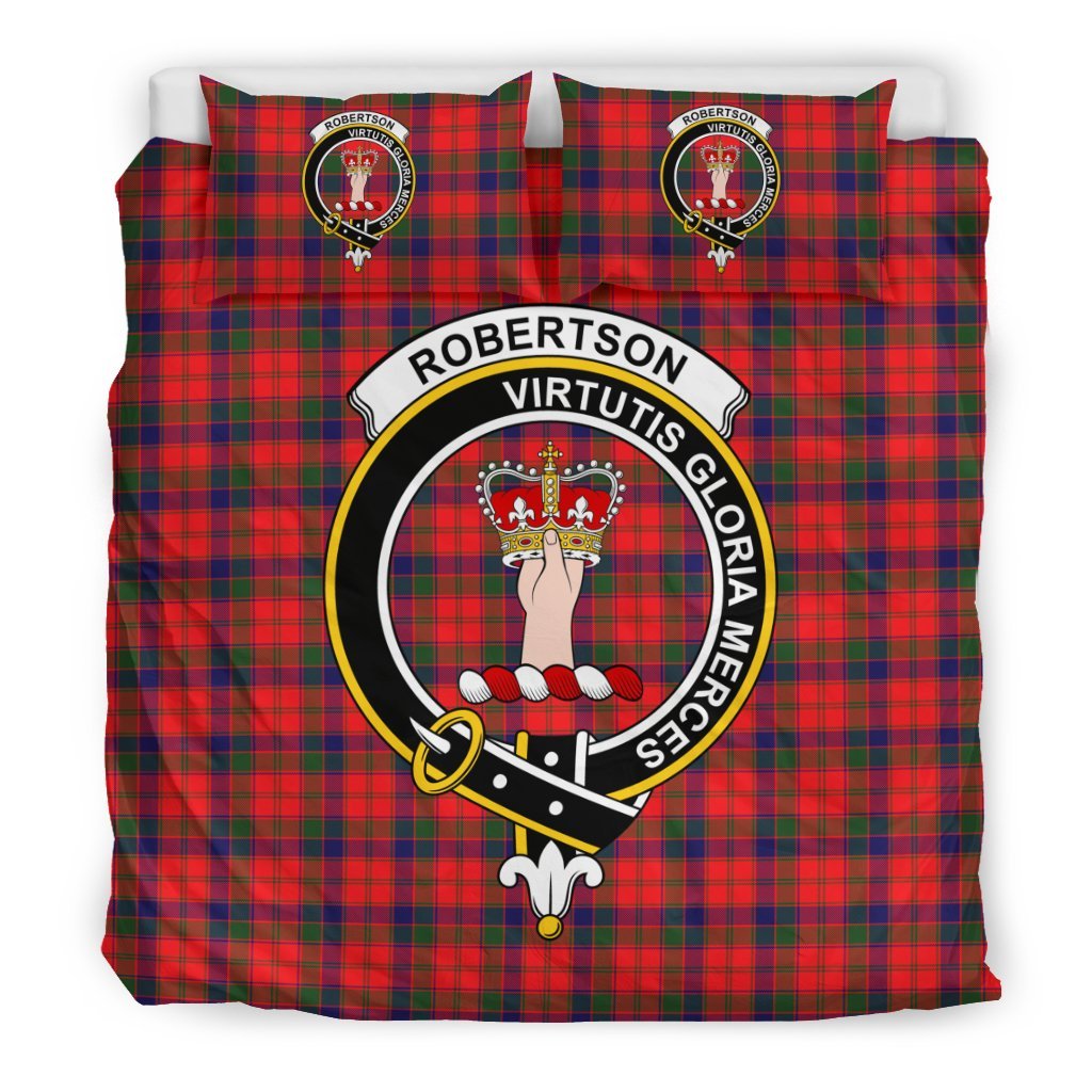 Robertson Family Tartan Crest Bedding Set