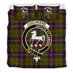 Cochrane Family Tartan Crest Bedding Set