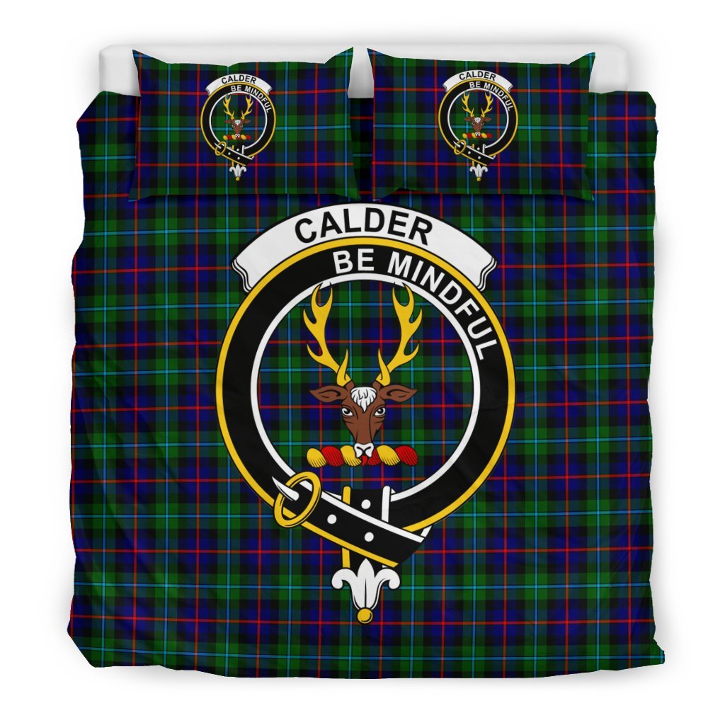 Calder Tartan Crest Bedding Set