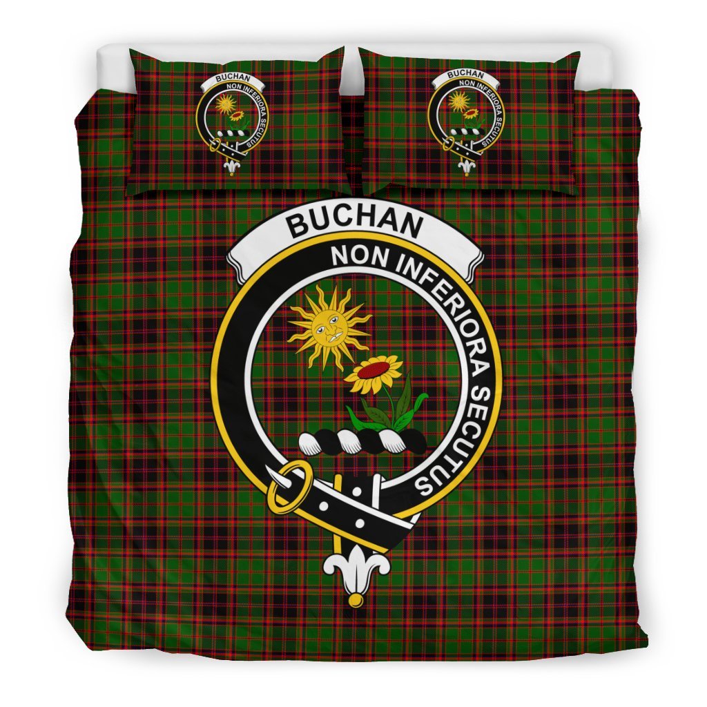 Buchan Family Tartan Crest Bedding Set