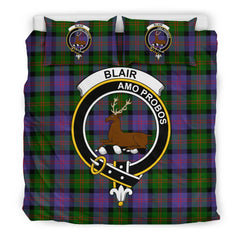 Blair Family Tartan Crest Bedding Set