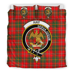 Hay Family Tartan Crest Bedding Set