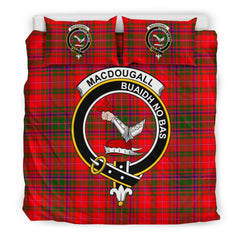 Macdougall Family Morden Tartan Crest Bedding Set