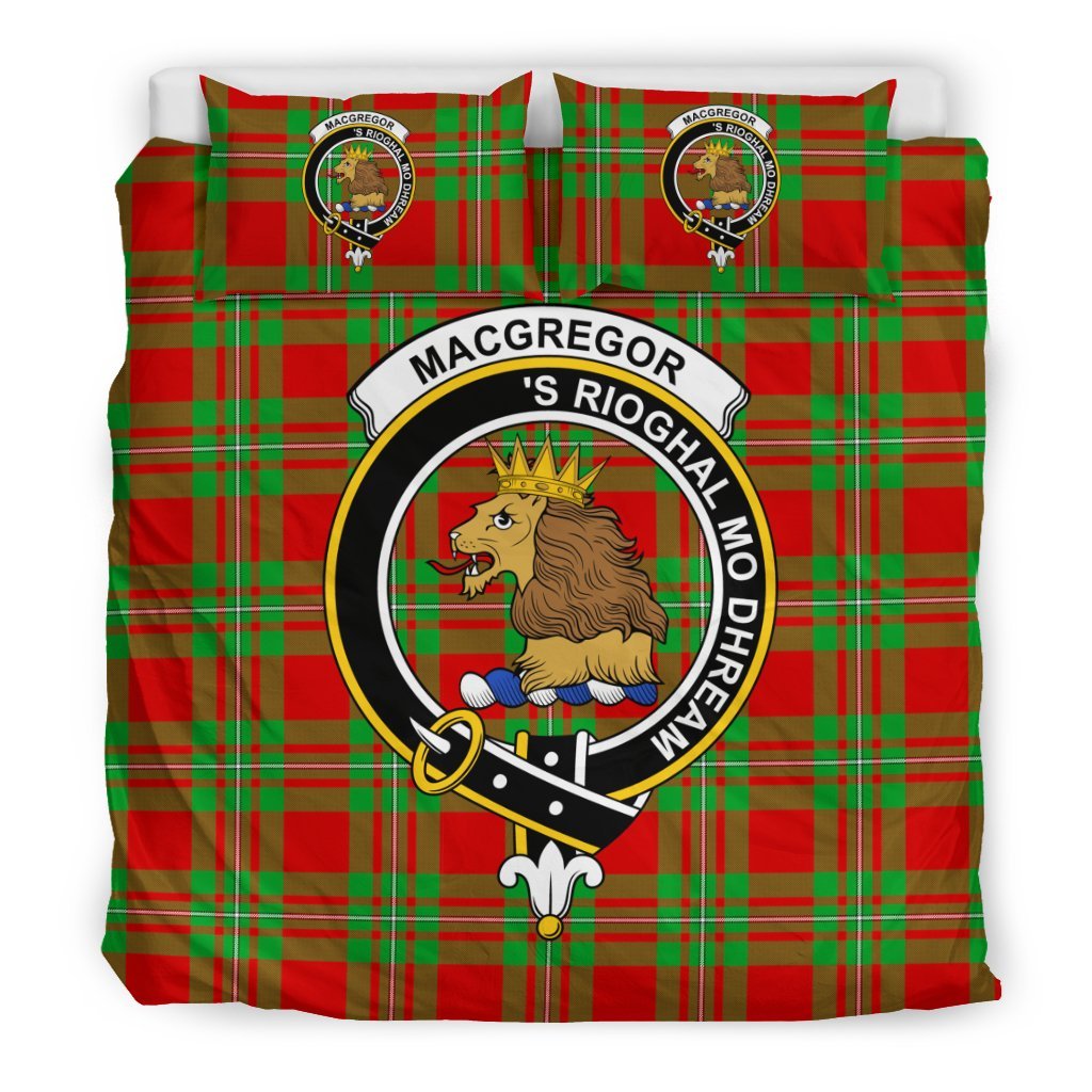 Macgregor Family Tartan Crest Bedding Set