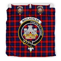 Maclachlan Family Tartan Crest Bedding Set