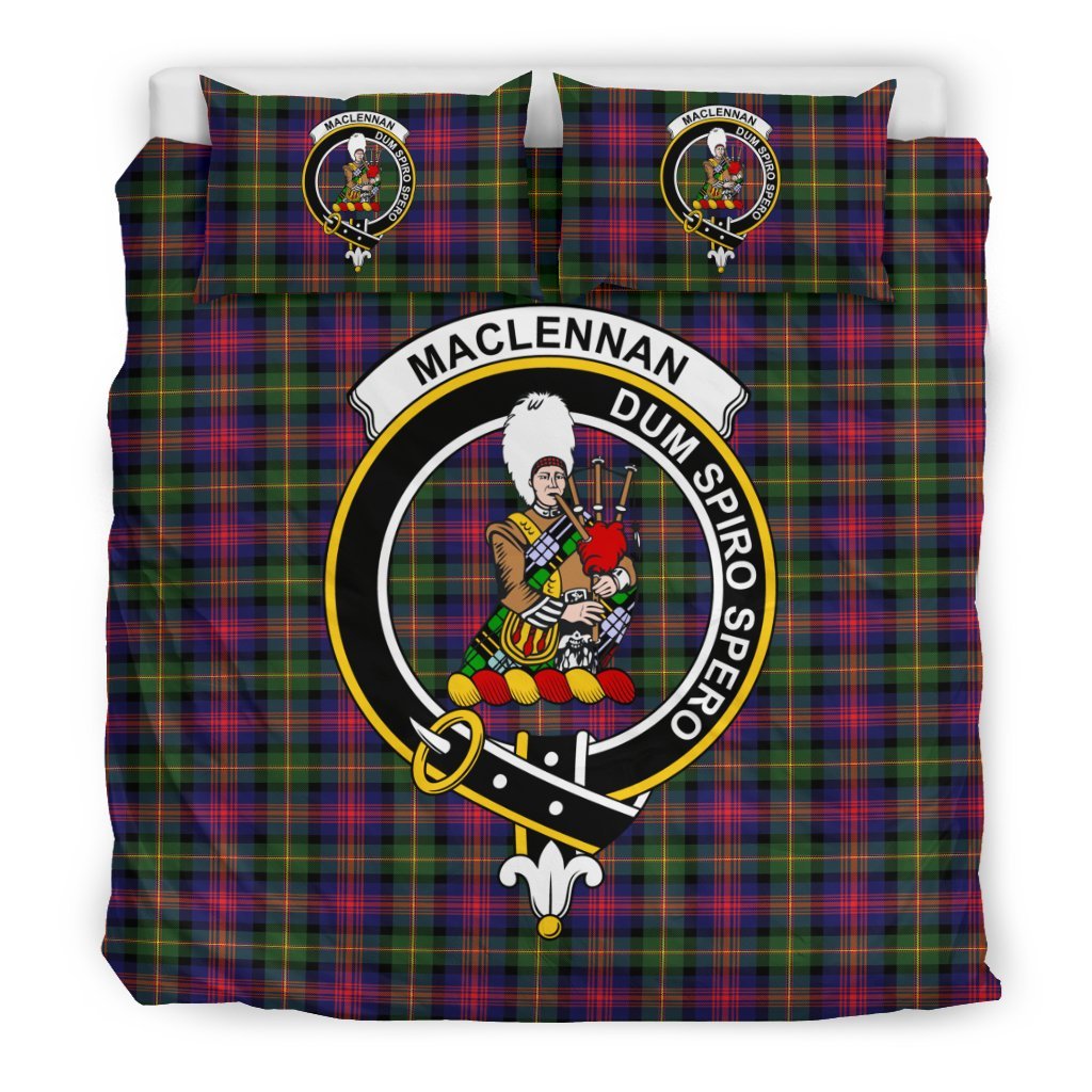 Maclennan Tartan Crest Bedding Set